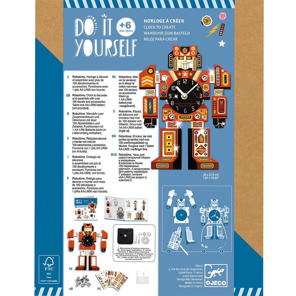 Djeco DIY Φτιάχνω ρομπότ 07984