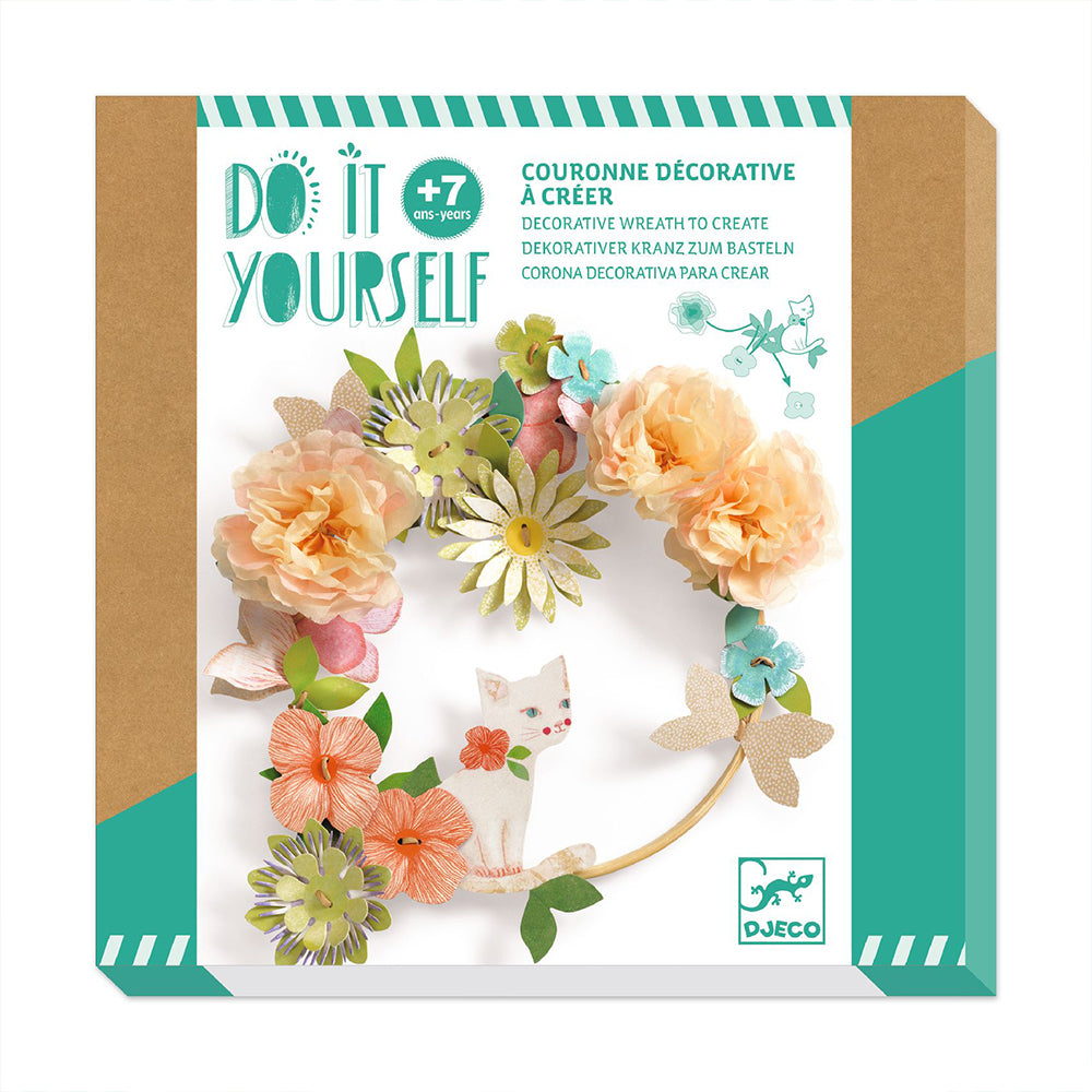 Djeco DIY Φτιάχνω στεφάνι με λουλούδια "Γατούλα" 07967