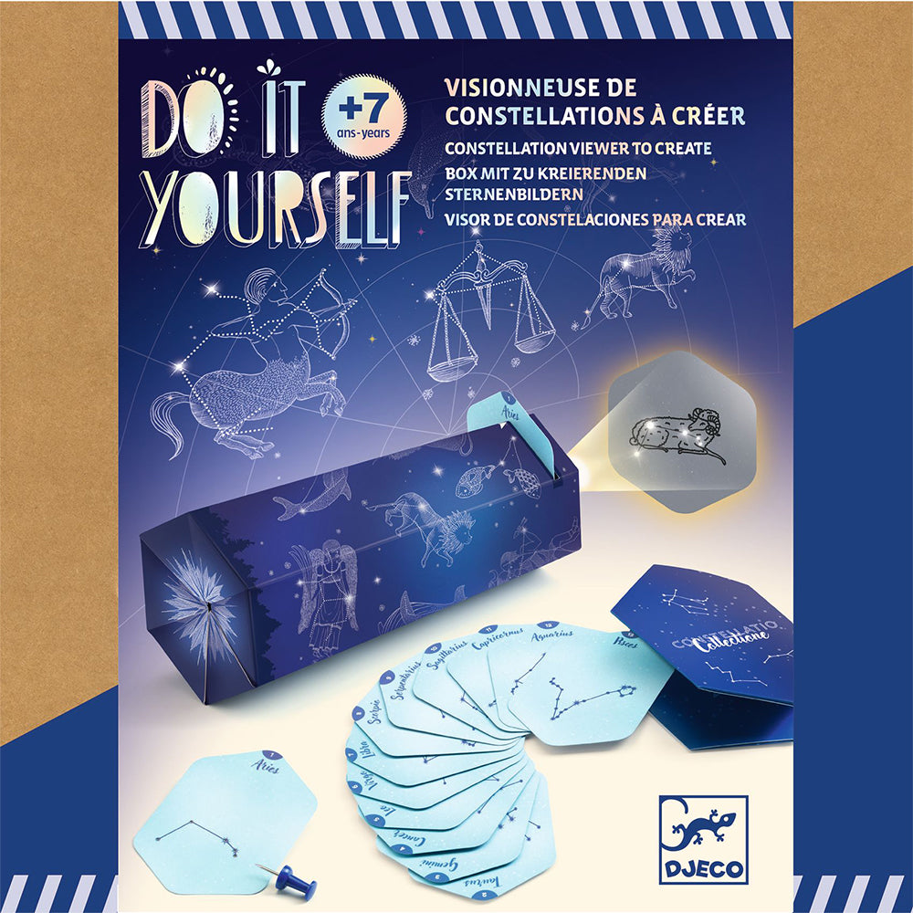 Djeco DIY Φτιάχνω προβολέα αστερισμών και ζωδίων 07985