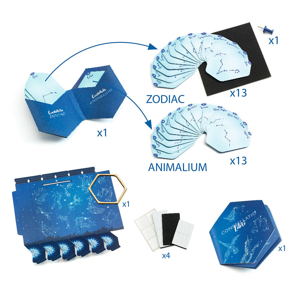 Djeco DIY Φτιάχνω προβολέα αστερισμών και ζωδίων 07985