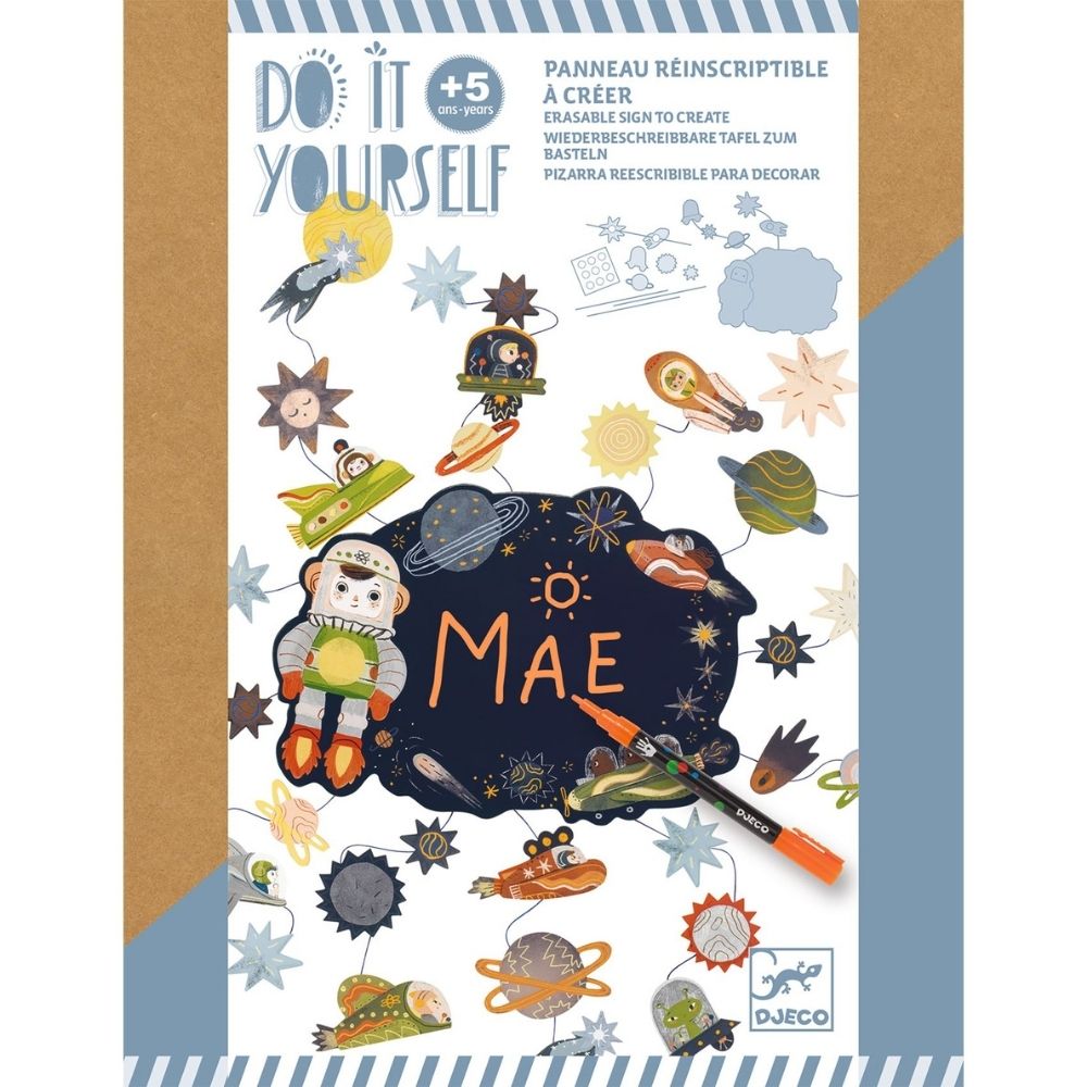 Djeco DIY φτιάχνω τον δικό μου πίνακα "Διάστημα"07916