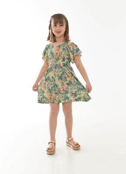 Domer φόρεμα φλοράλ πολύχρωμο