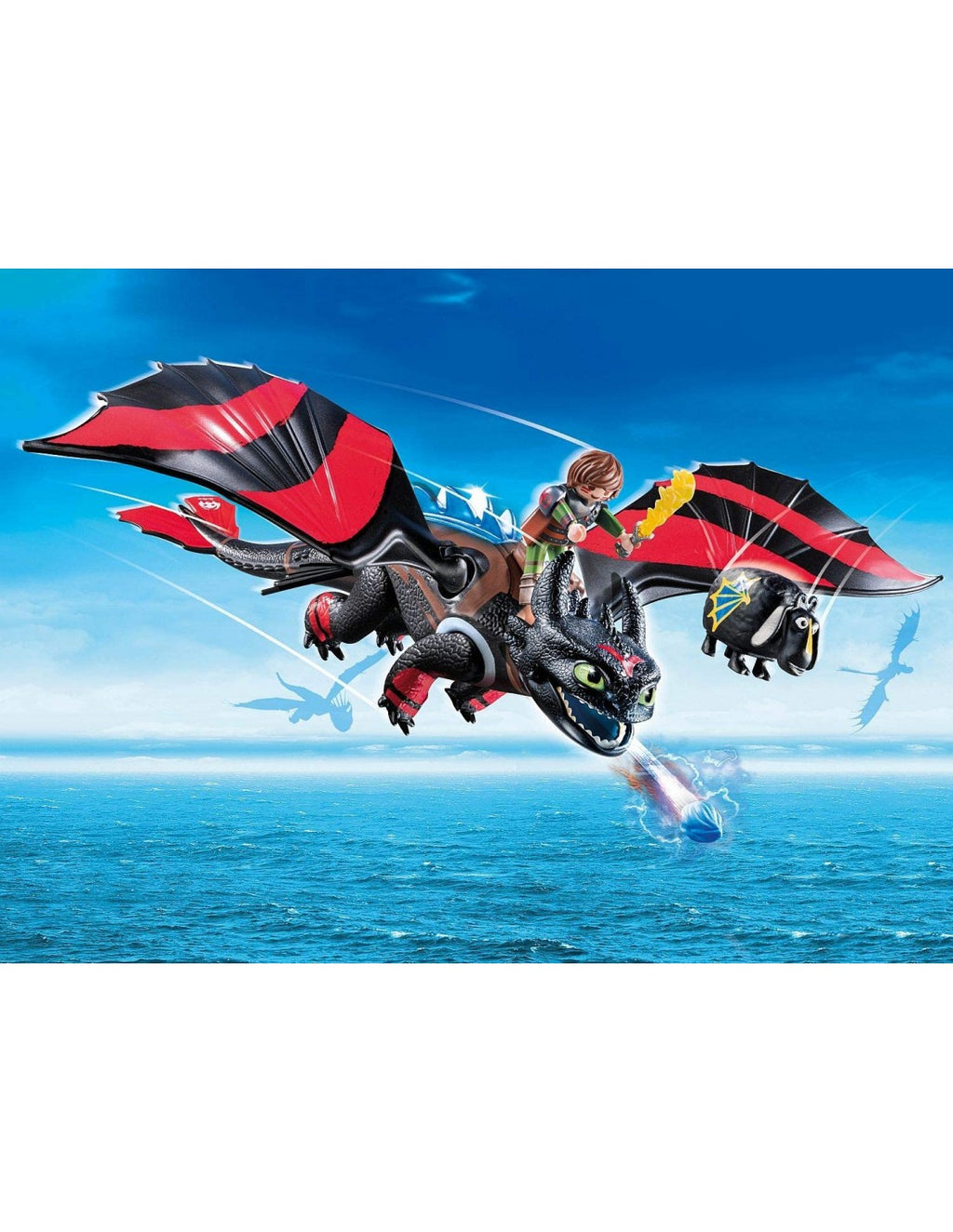Playmobil Dreamworks Dragon Racing: Ψάρης Και Φαφούτης 70727