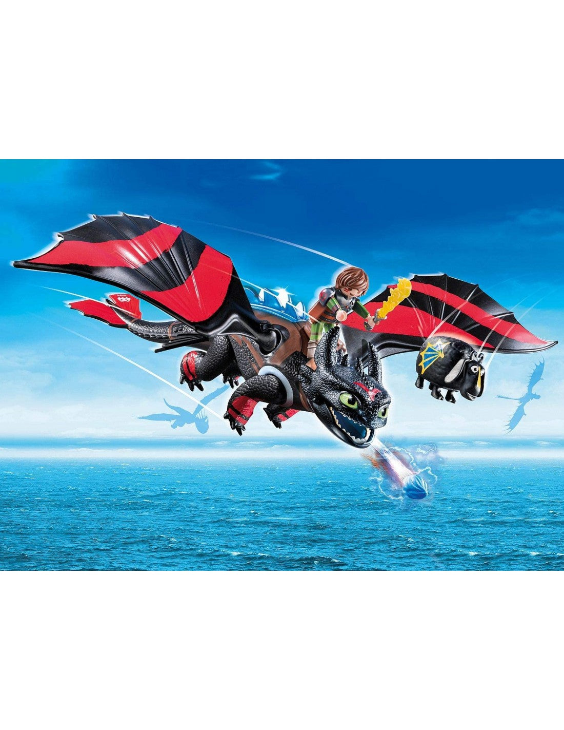 Playmobil Dreamworks Dragon Racing: Ψάρης Και Φαφούτης 70727