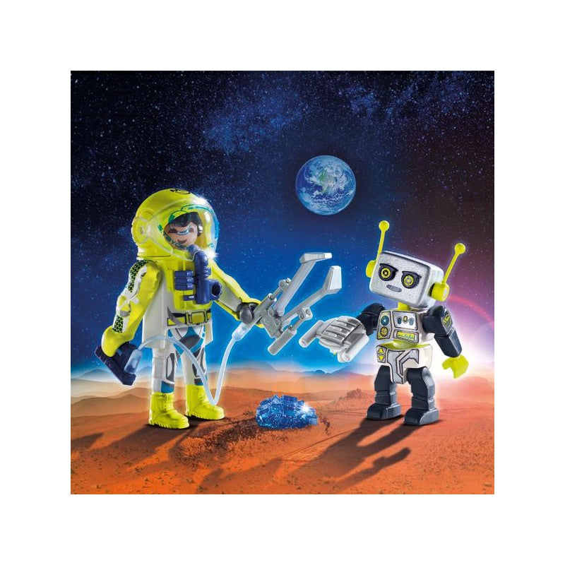 Playmobil Duo Pack Αστροναύτης Και Ρομπότ 9492