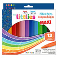 The Littlies Μαρκαδόροι Ζωγραφικής Χοντροί 12 χρώματα