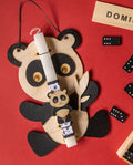 Panda σε Ξύλινο Κάδρο