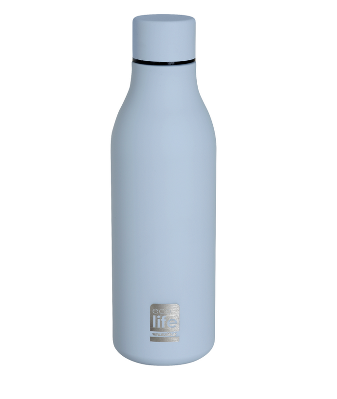Eco life Μπουκάλι θερμός ανοξείδωτο 550ml Powder Blue 33-BO-2356
