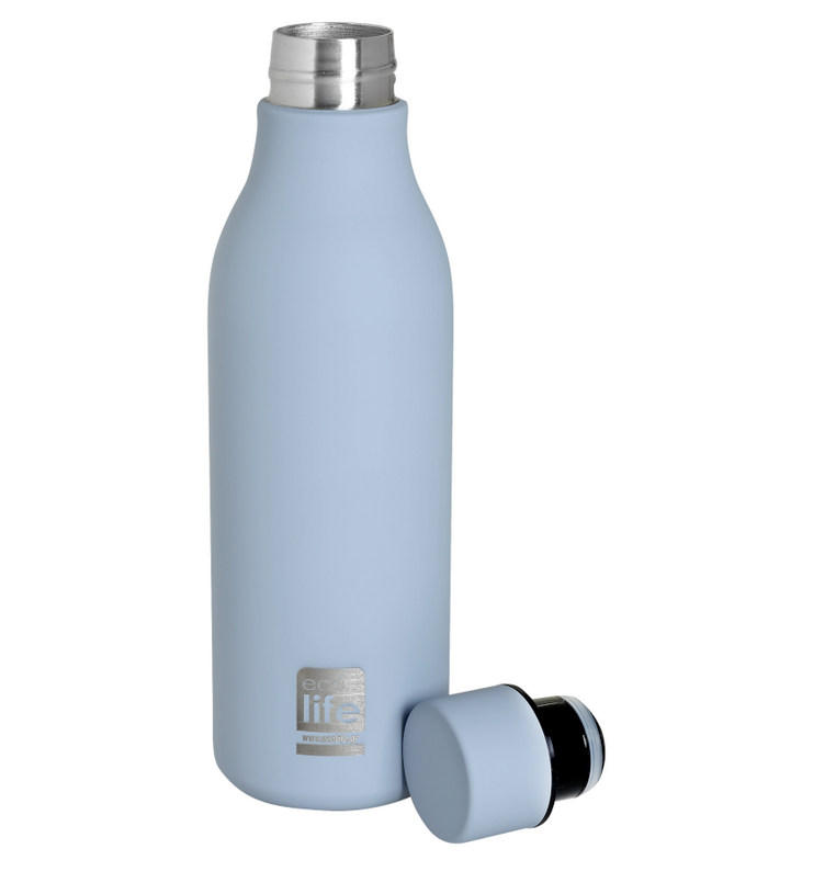 Eco life Μπουκάλι θερμός ανοξείδωτο 550ml Powder Blue 33-BO-2356