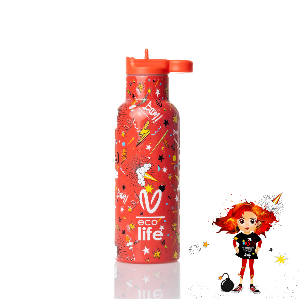Eco life Παιδικο Παγούρι Θερμός Spitha 500ml 33-BO-2326