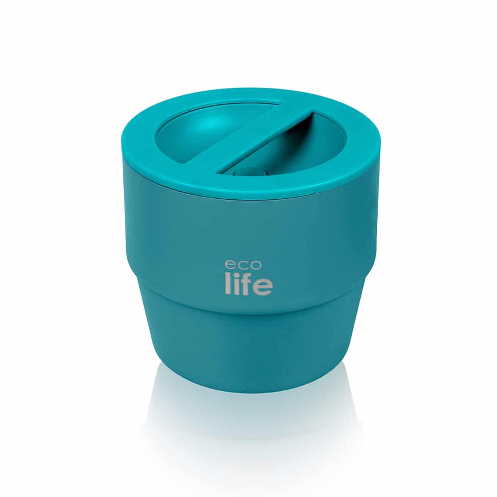 Ecolife Στρογγυλό Θερμός Φαγητού 750ml Ecolife Πετρόλ 33-B0-9065