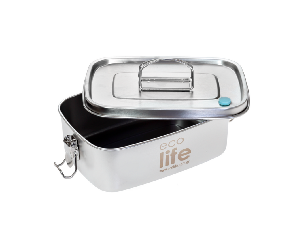 Ecolife Ανοξείδωτο Φαγητοδοχείο 1000ml Μονού Τοιχώματος    33-FC-9085