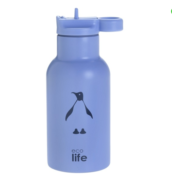 Ecolife Θερμός Παιδικός Kids Thermos 350ml Penguin 33-BO-2013