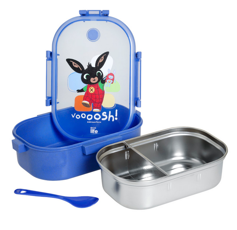 Ecolife Φαγητοδοχείο 900ml  με χώρισμα 'Bing- Vooooshy' 33-BO-9003