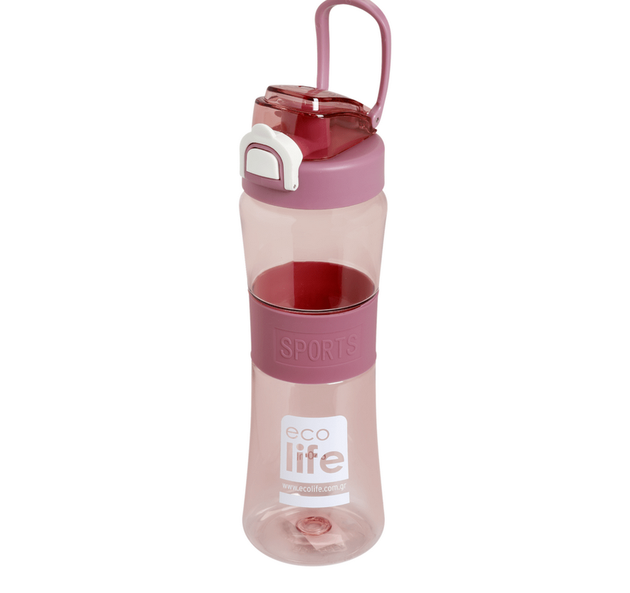 Ecolife Tritan Bottle Pink 650ml 33-BO-2310