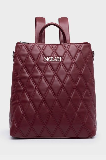 Nolah τσάντα πλάτης Rhode Burgundy Silver