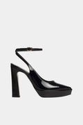 Sante Pumps μπαρέτα λουστρίνι μαύρο