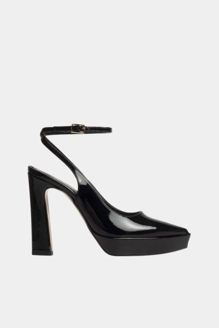 Sante Pumps μπαρέτα λουστρίνι μαύρο