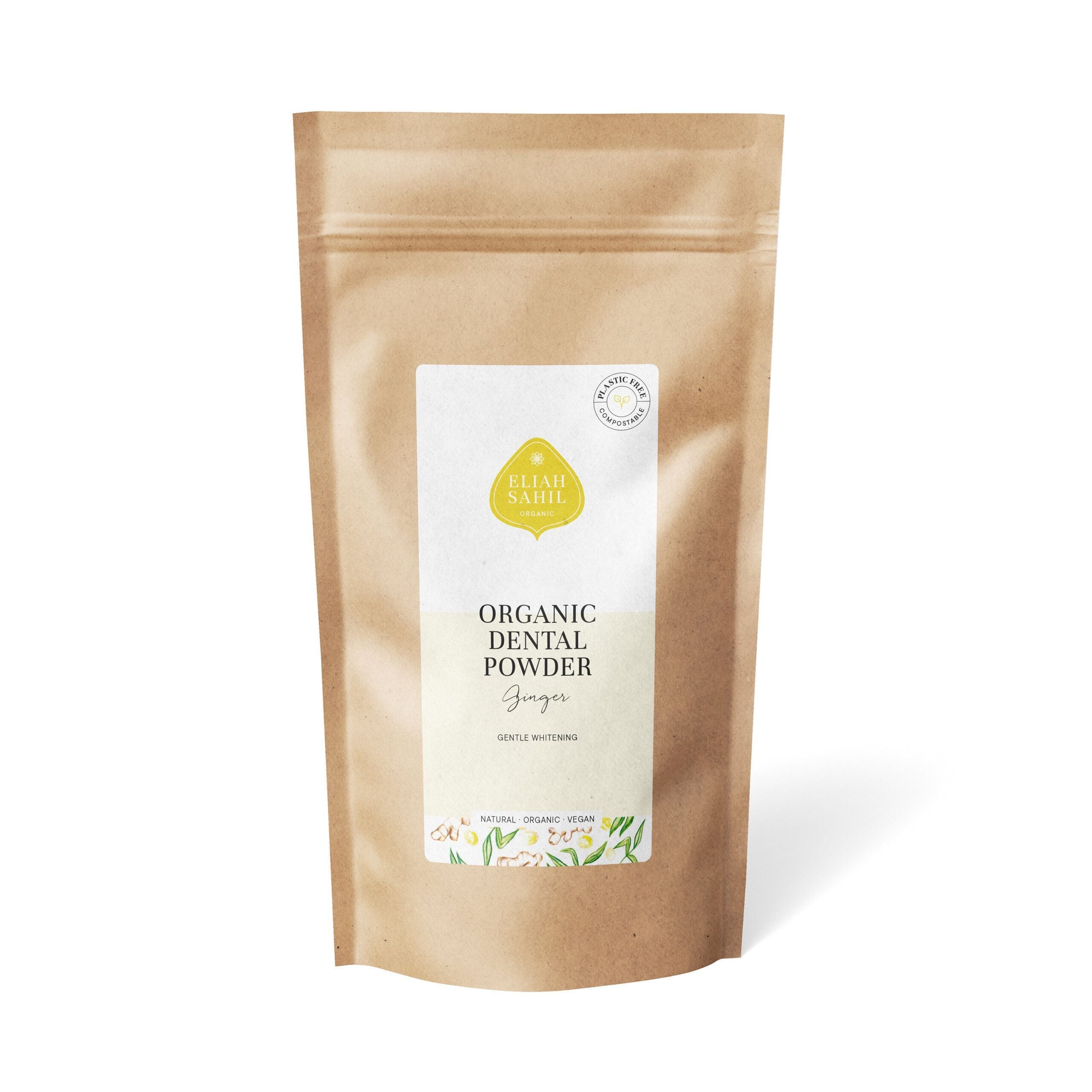 Organic Tooth Whitening Powder Ginger | Refill 200g