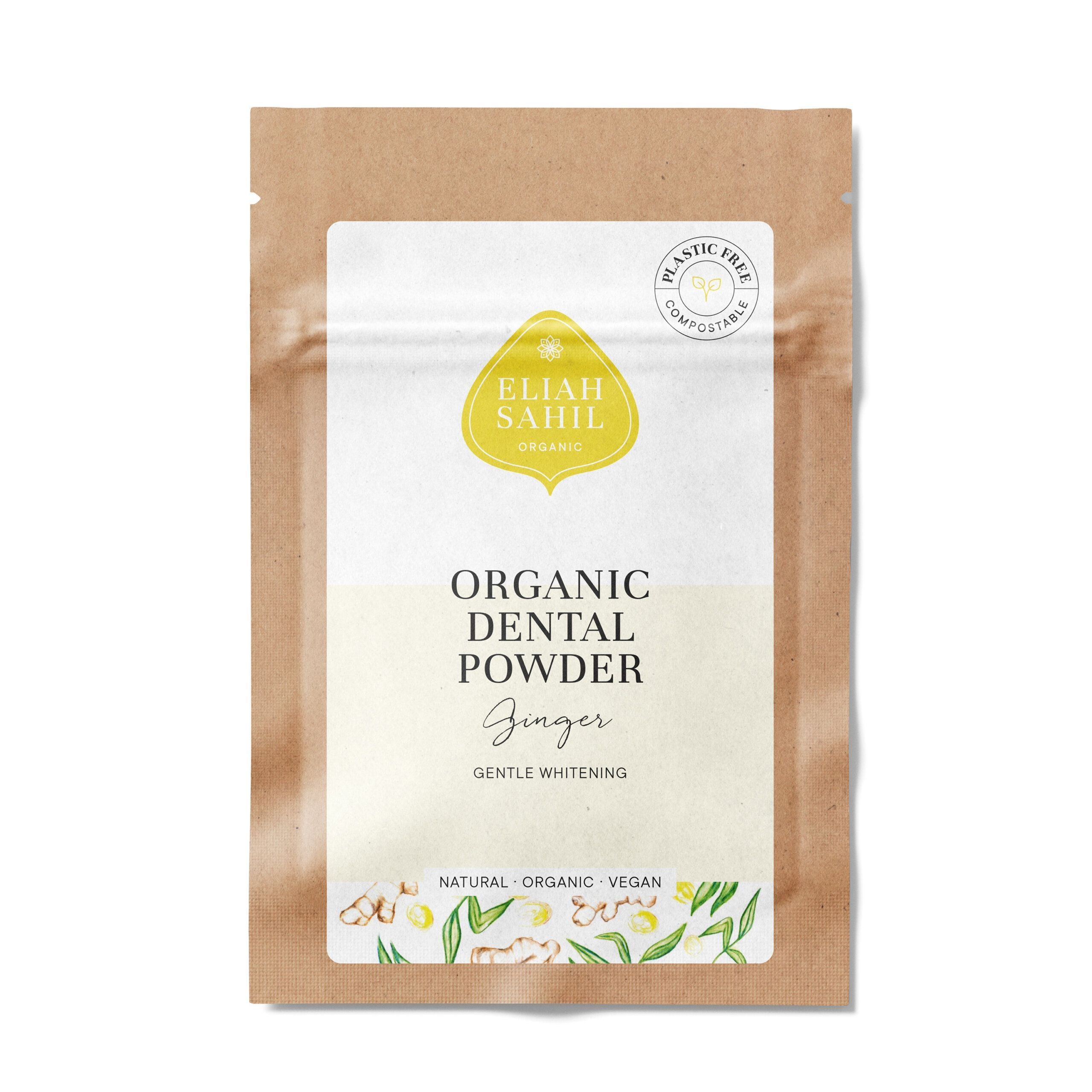 Organic Tooth Powder Ginger | Sample 5g