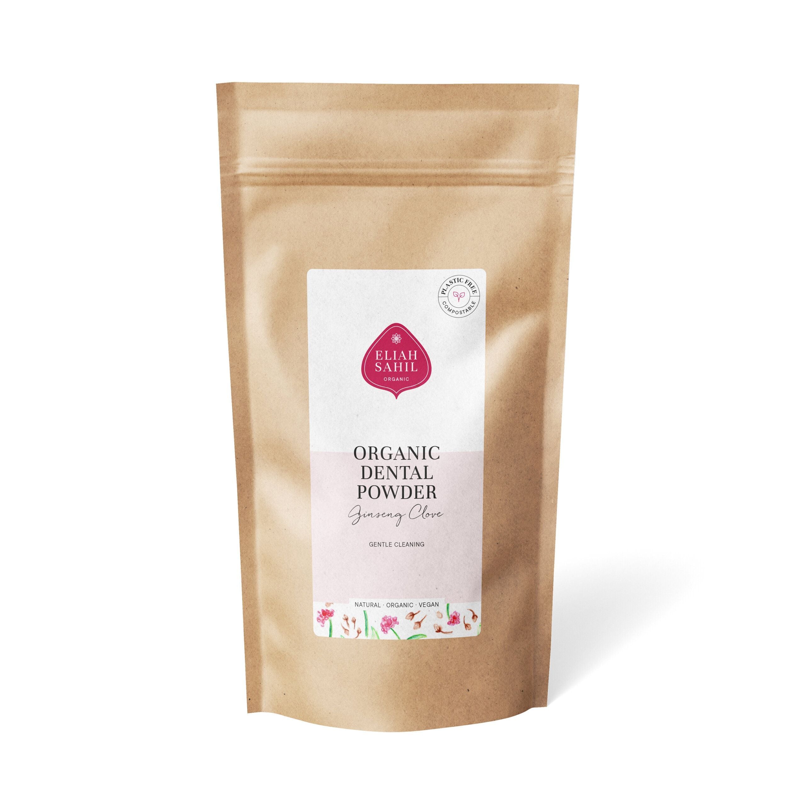 Organic Tooth Powder Ginseng | Refill 200g
