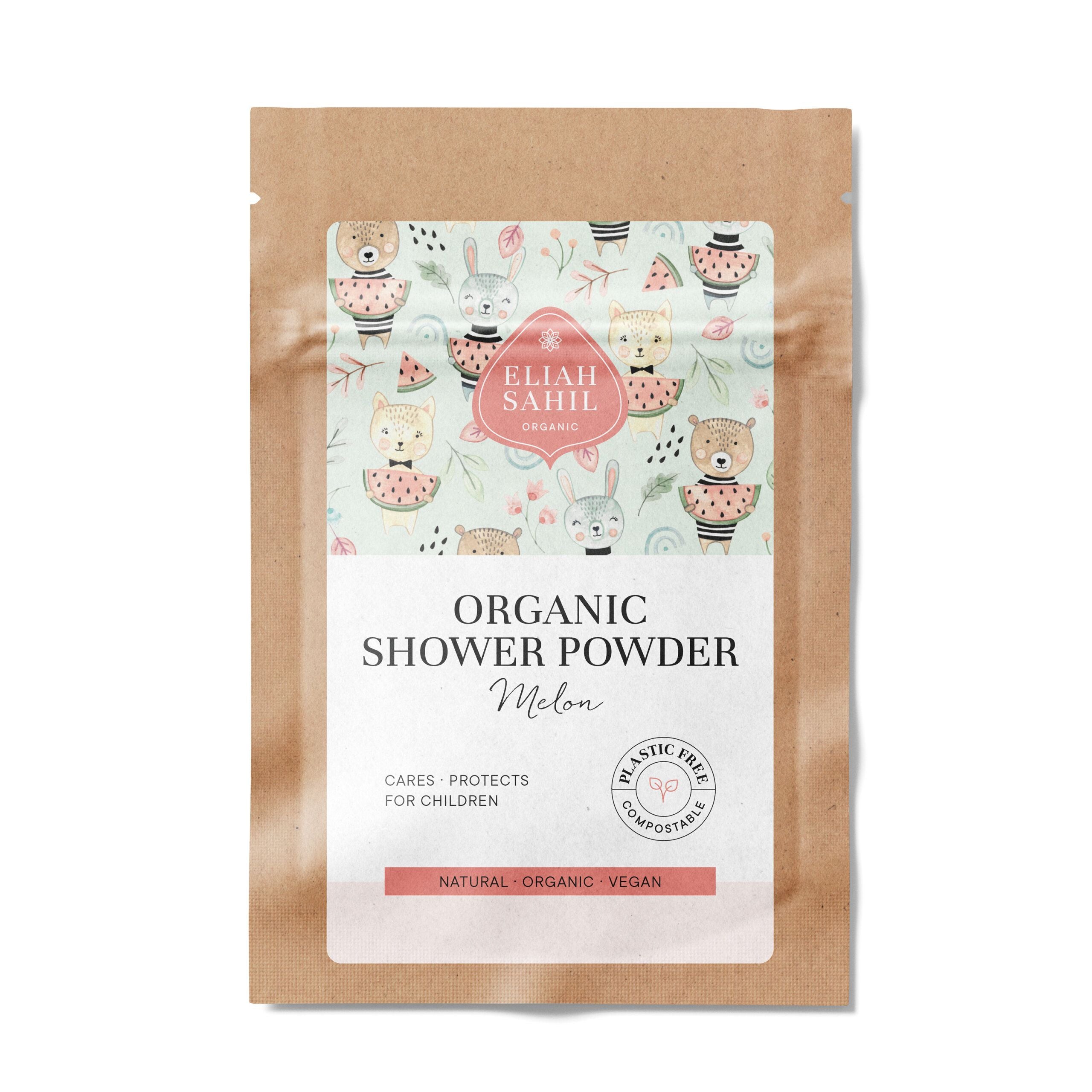 Organic Shower Powder Kid´s Melon| Sample 10g