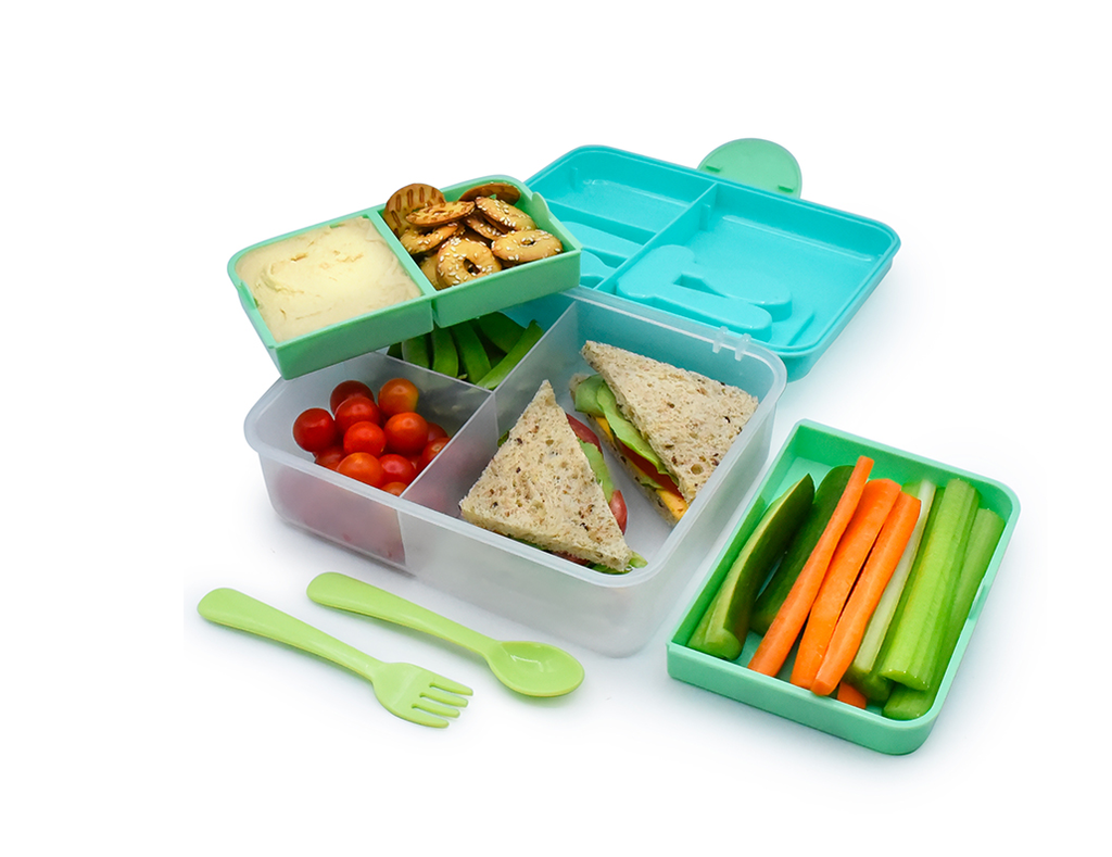 Melii Διώροφο Bento Lime-Mint-Blue  MEL21510