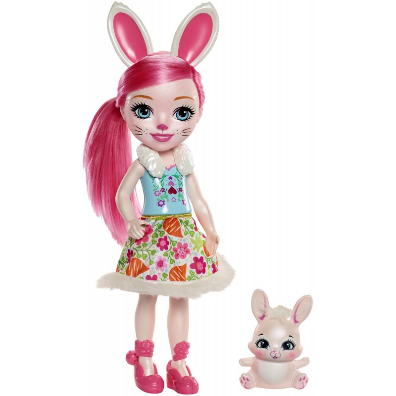 Mattel Enchantimals Μεγάλη Κούκλα – Bree Bunny Με Twist FRH51
