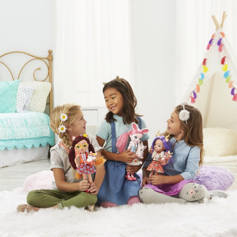 Mattel Enchantimals Μεγάλη Κούκλα – Bree Bunny Με Twist FRH51