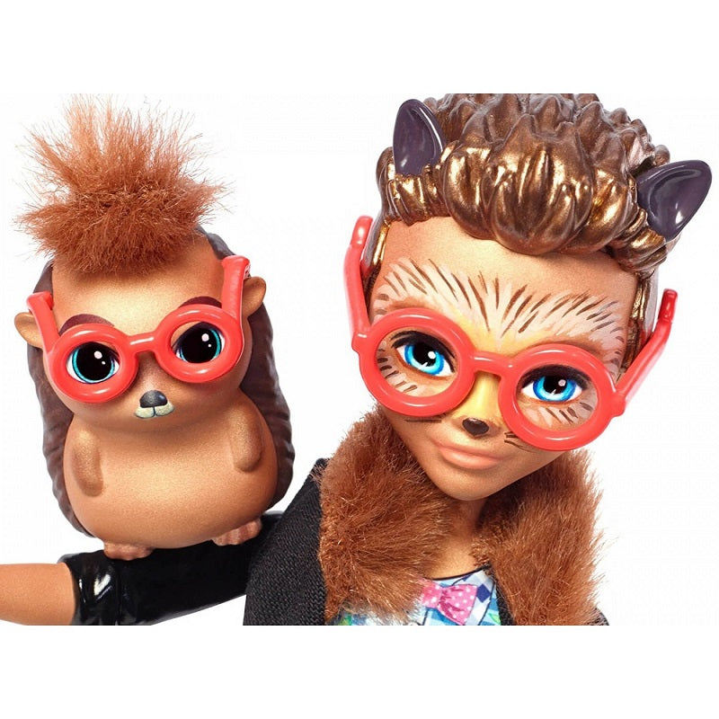 Mattel Enchantimals Χίξμπι Σκατζόχοιρος Κούκλα & Ζωάκι Φιλαράκι FNH22 / FJJ22