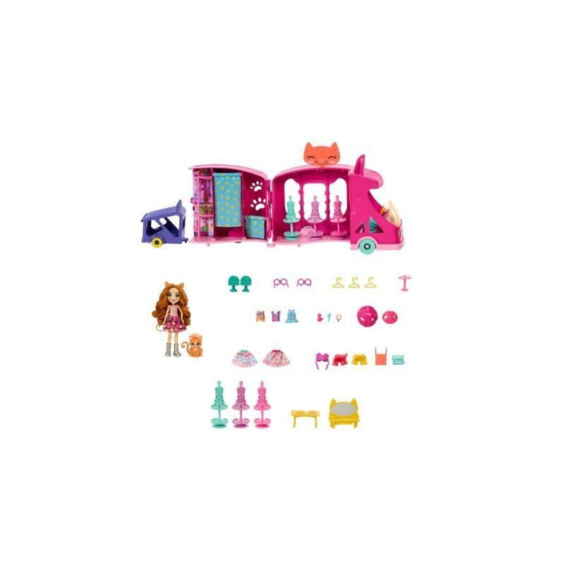 Enchantimals Glam Party – Φορτηγακι Στουντιο Μοδας (HPB34)