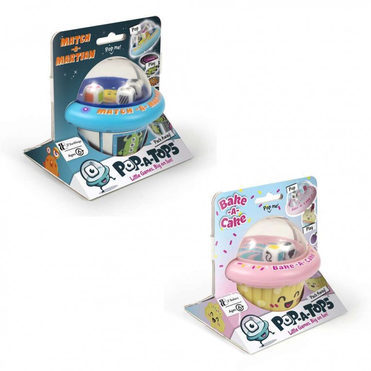 Επιτραπέζιο Pop A Tops – 2 Σχέδια