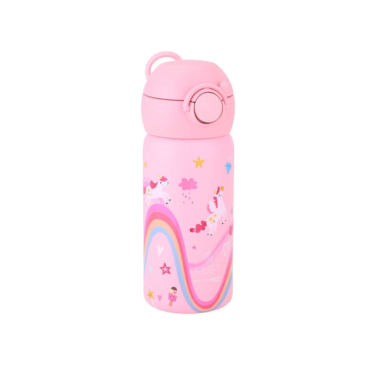 Estia ΘΕΡΜΟΣ ΠΑΙΔΙΚΟ WONDER BOTTLE SAVE THE AEGEAN 350ml RAINBOW DREAMS 01-34184