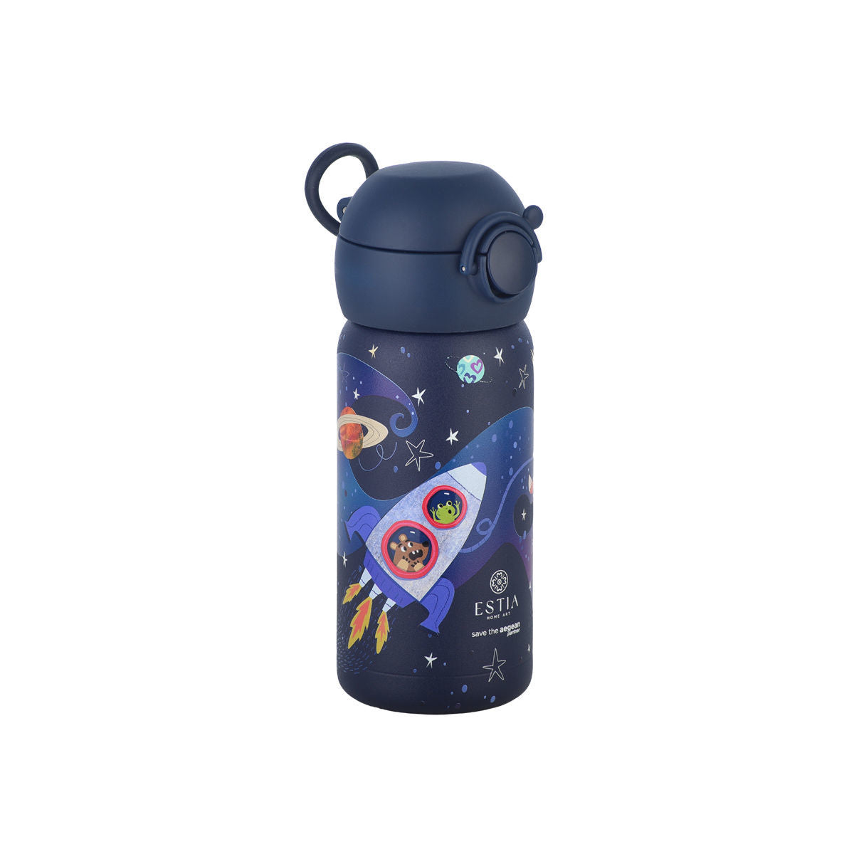 Estia ΘΕΡΜΟΣ ΠΑΙΔΙΚΟ WONDER BOTTLE SAVE THE AEGEAN 350ml SOLAR JUMP 01-33057