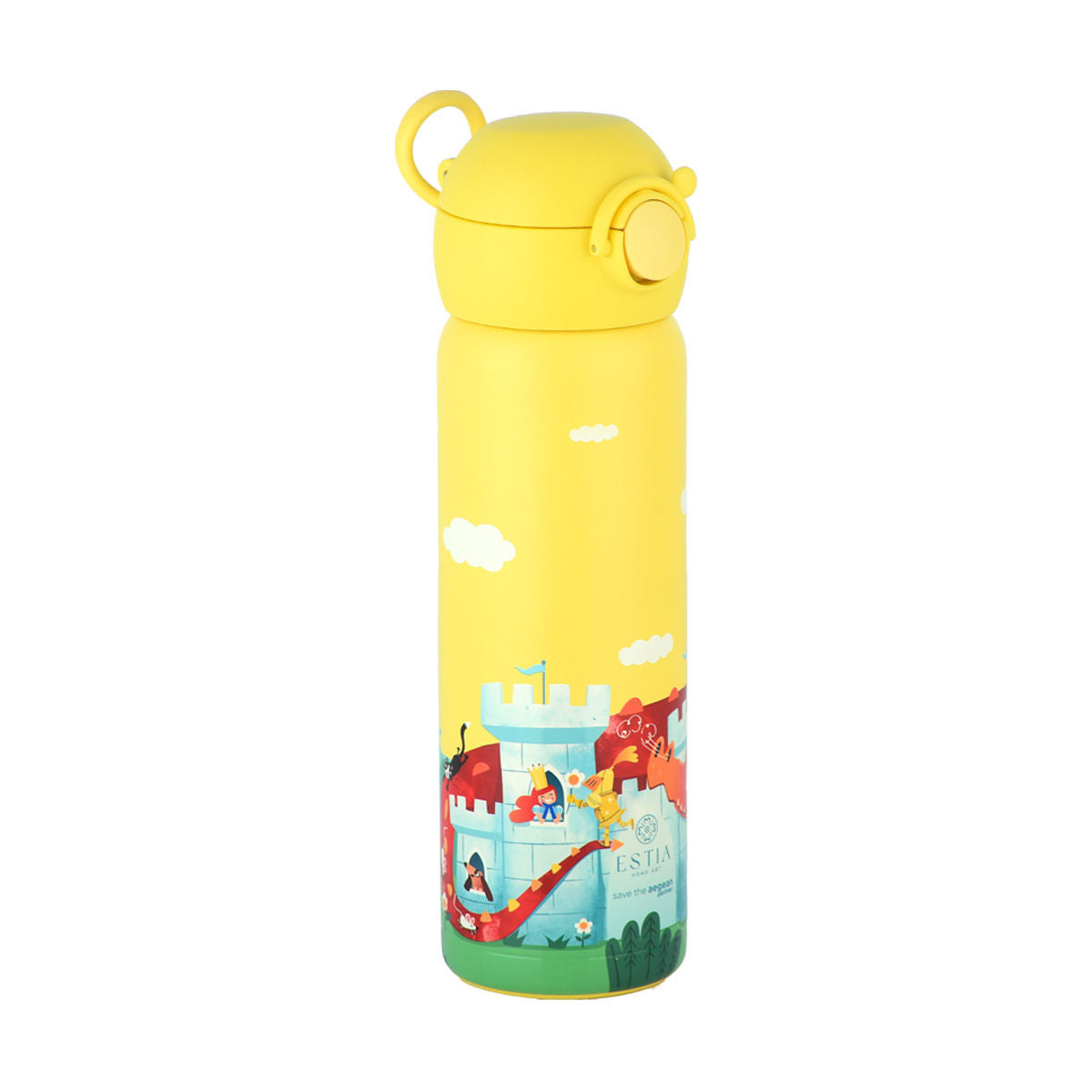 Estia ΘΕΡΜΟΣ ΠΑΙΔΙΚΟ WONDER BOTTLE SAVE THE AEGEAN 500ml FORTRESS DRAGON 01-33149