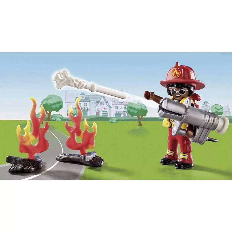 Playmobil Duck On Call-Επιχείρηση Πυροσβεστικής:Διάσωση Γάτας! (70917)