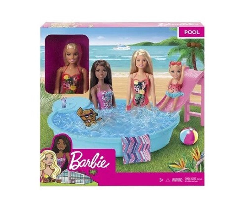BARBIE ΝΕΑ ΕΞΩΤΙΚΗ ΠΙΣΙΝΑ ΜΕ ΚΟΥΚΛΑ GHL91