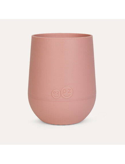 Ezpz Εκπαιδευτικό ποτήρι Mini Cup +9m καλαμάκι Blush MS-B7612U