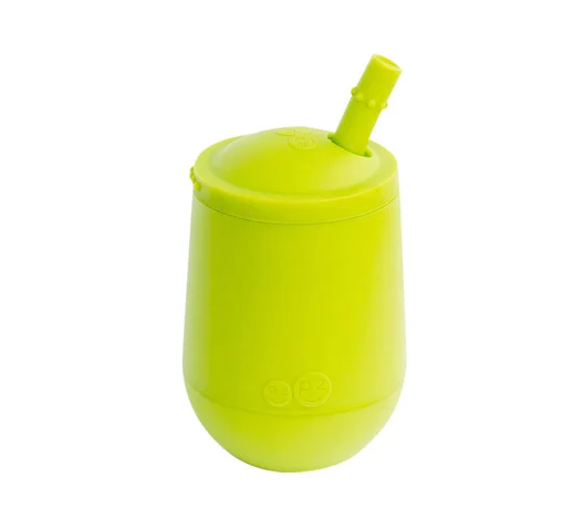 Ezpz Εκπαιδευτικό ποτήρι Mini Cup +9m καλαμάκι Lime MS-L381U