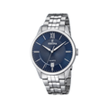 Ρολόι Festina F20425/2 από ανοξείδωτο ατσάλι με ημερομηνία και μπλε καντράν