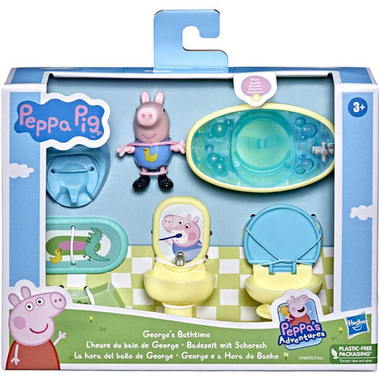 Hasbro Peppa Pig Peppa’s Adventures Little Spaces George’s Bathtime