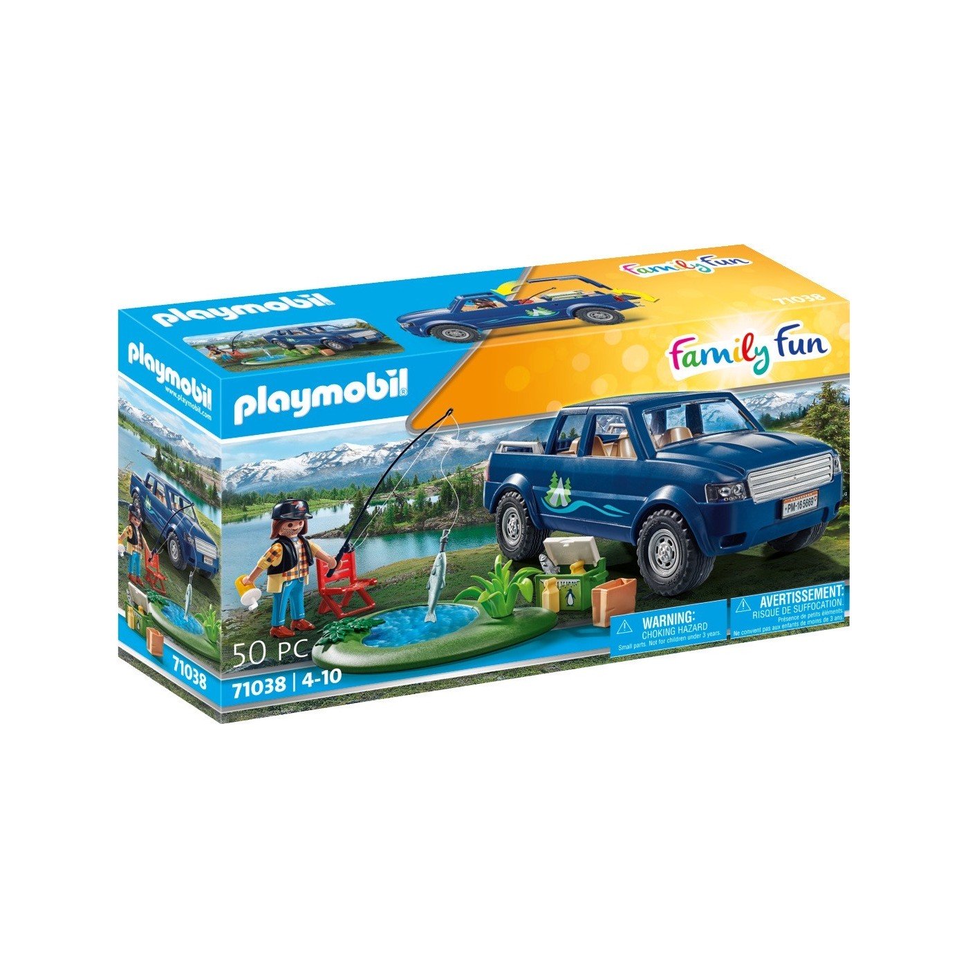 Playmobil Family Fun Ψαράς και Όχημα 71038