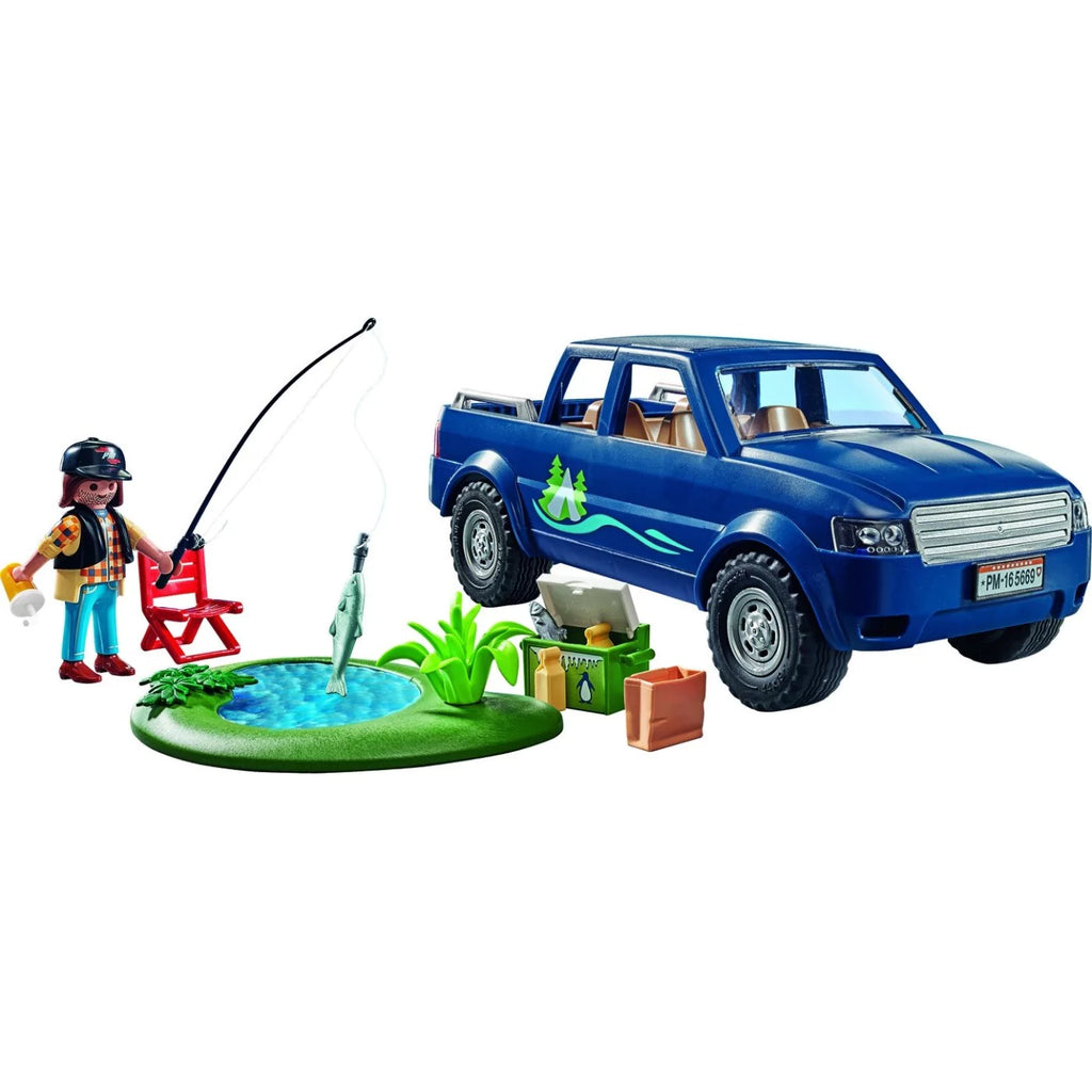 Playmobil Family Fun Ψαράς και Όχημα 71038