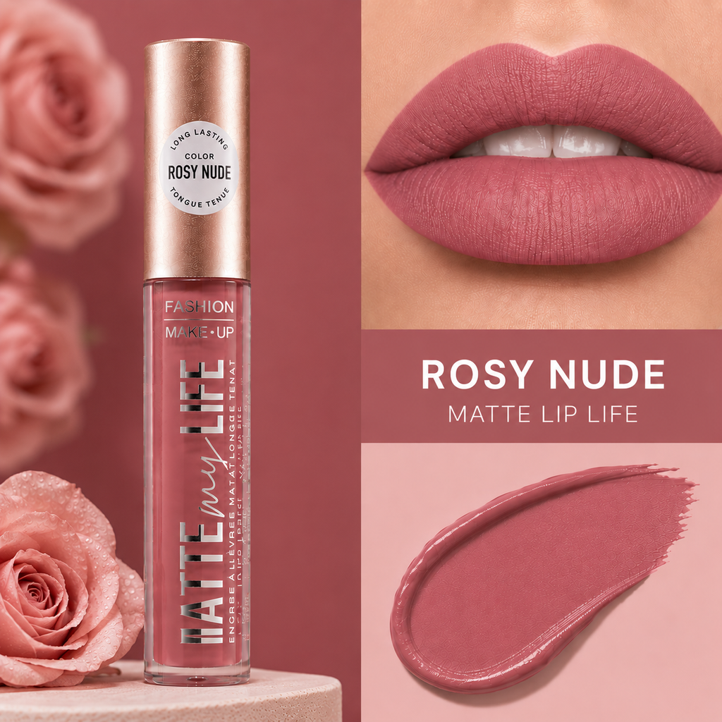 Fashion makeup matte my life long lasting matte ink Rosy Nude