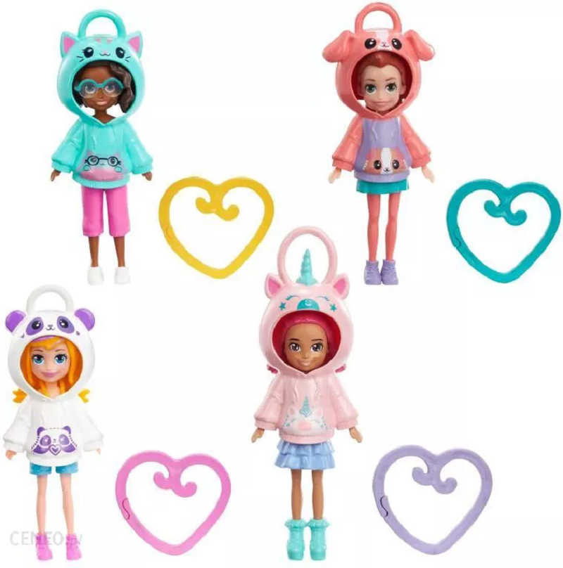 Mattel Polly Pocket – Κουκλα Με Φουτερακι (4 Σχεδια)