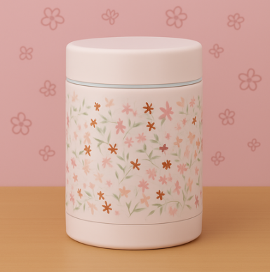 Fresk Θερμός από ανοξείδωτο ατσάλι φαγητού 300ml - Garden Flowers FR-FD100-75