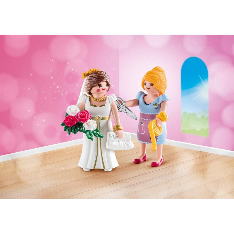 Playmobil Figures Duopack Princess And Tailor Νύφη Και Μοδίστρα 70275