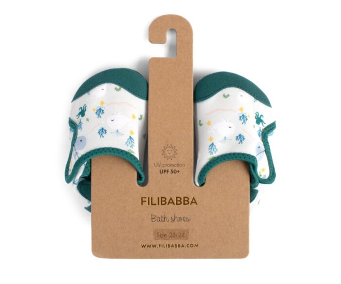 Filibabba Bath Shoes Christian’s Whale Tales  No23–24 108.00578