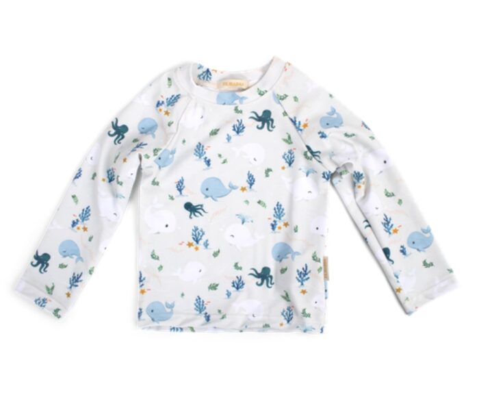 Filibabba Nor UV Shirt Christian’s Whale Tales 3-4 ετών 108.00565