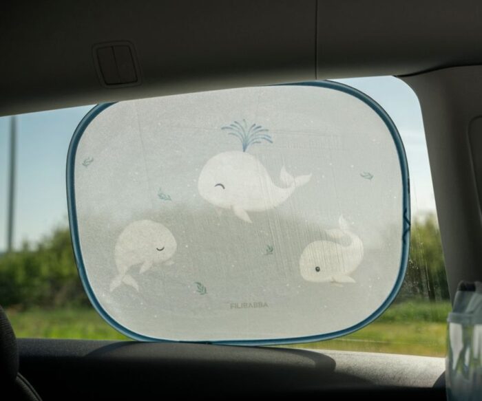 Filibabba Sun Shades for the Car 2pcs Christian’s Whale Tales  108.00637